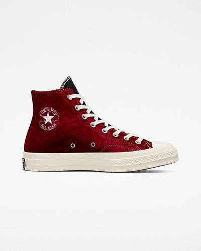 Converse Chuck 70 Beyond Retro Velvet Superge Ženske Črne Rdeče | Slovenija-35627