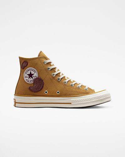 Converse Chuck 70 Crafted Patches Superge Moški Oranžne Temno Bordo | Slovenija-68327