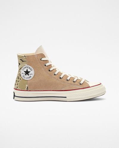 Converse Chuck 70 LTD Paisley Suede Superge Moški Bež Rjave | Slovenija-13576