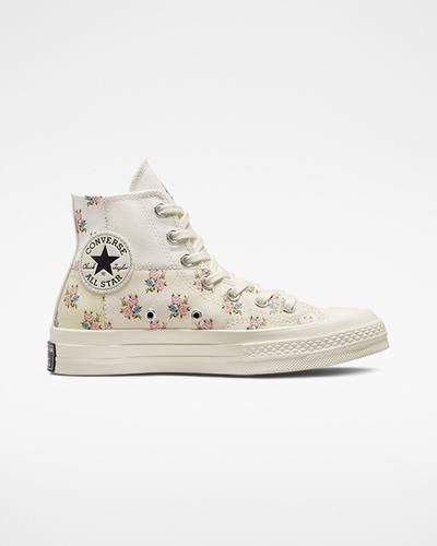 Converse Chuck 70 Patchwork Floral Superge Ženske Bež Bele | Slovenija-26130