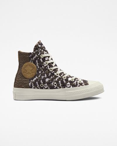 Converse Chuck 70 Split Upper Jacquard Camo Superge Ženske Rjave Temno | Slovenija-60539