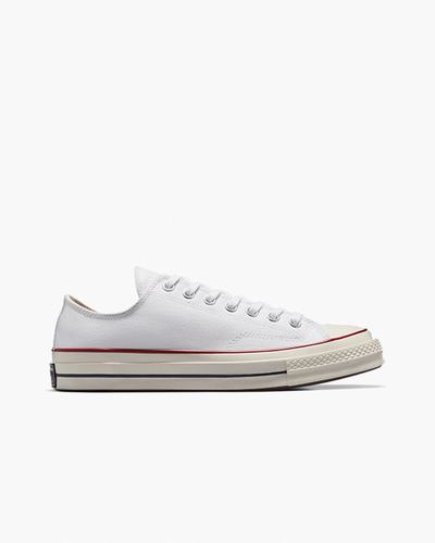 Converse Chuck 70 Vintage Canvas Superge Moški Bele Temno Rdeče | Slovenija-74908