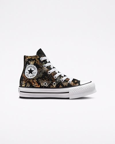 Converse Chuck Taylor All Star EVA Lift Superge Dekleta Črne Zlate Bele | Slovenija-43807