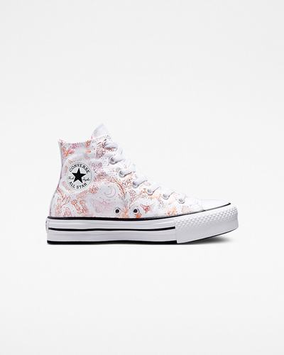 Converse Chuck Taylor All Star EVA Lift Superge Dekleta Bele Roza Črne | Slovenija-82943