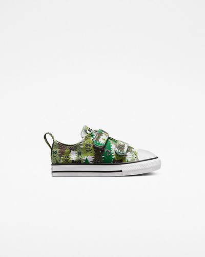 Converse Chuck Taylor All Star Easy-On Forest Camo Superge Dekleta Bele Zelene | Slovenija-24165