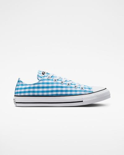 Converse Chuck Taylor All Star Gingham Superge Ženske Modre Bele Črne | Slovenija-69034