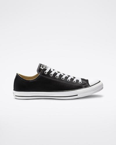 Converse Chuck Taylor All Star Leather Superge Ženske Črne | Slovenija-40315