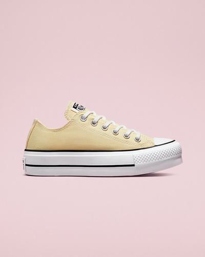 Converse Chuck Taylor All Star Lift Superge Ženske Limone Črne Bele | Slovenija-80129