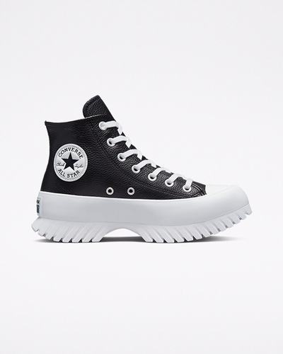 Converse Chuck Taylor All Star Lugged 2.0 Leather Superge Ženske Črne Bele | Slovenija-17654