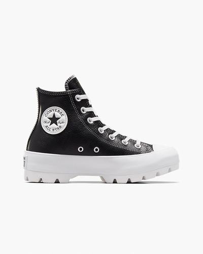 Converse Chuck Taylor All Star Lugged Leather Superge Ženske Črne Bele | Slovenija-16735