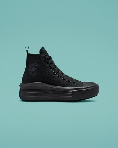 Converse Chuck Taylor All Star Move Superge Dekleta Črne Sive | Slovenija-82049