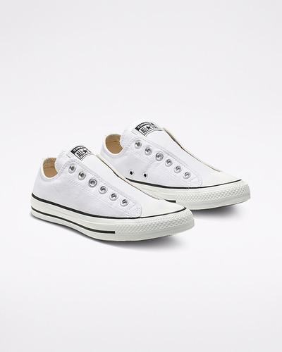 Converse Chuck Taylor All Star Slip On Ženske Bele Črne Bele | Slovenija-09127