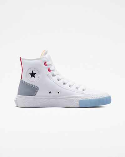 Converse Chuck Taylor Alt Star Reflective Shine Superge Moški Bele Rdeče Modre | Slovenija-15493