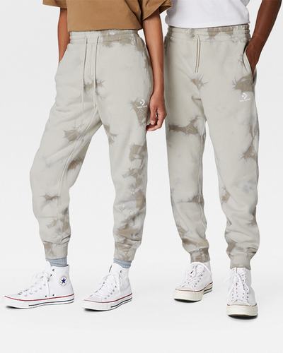 Converse Go-To Star Chevron Washed Standard Fit Jogger Ženske Bele | Slovenija-21693