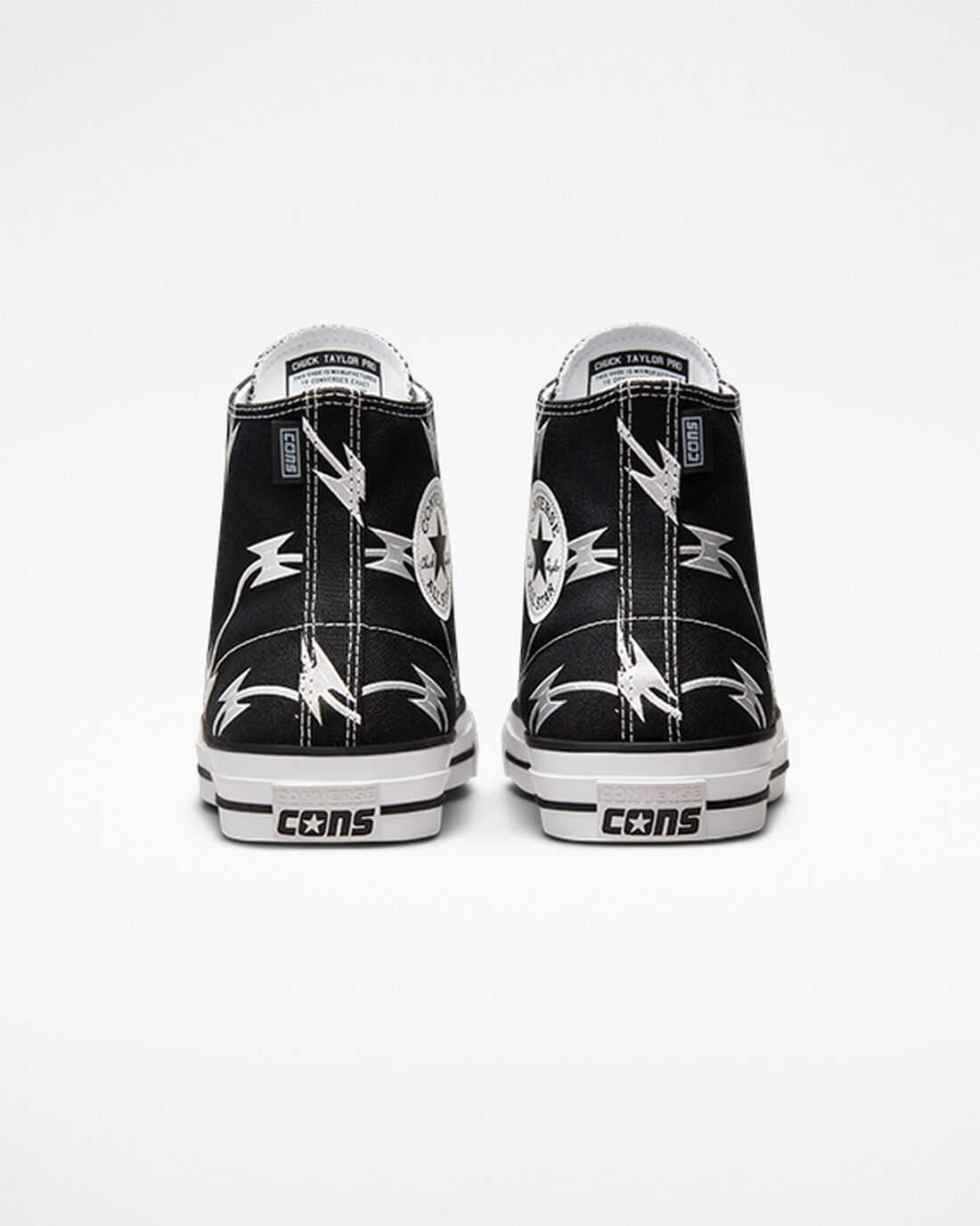 Converse CONS Chuck Taylor All Star Pro Razor Wire Čevlji Skate Moški Črne Srebrne Bele | Slovenija-43709