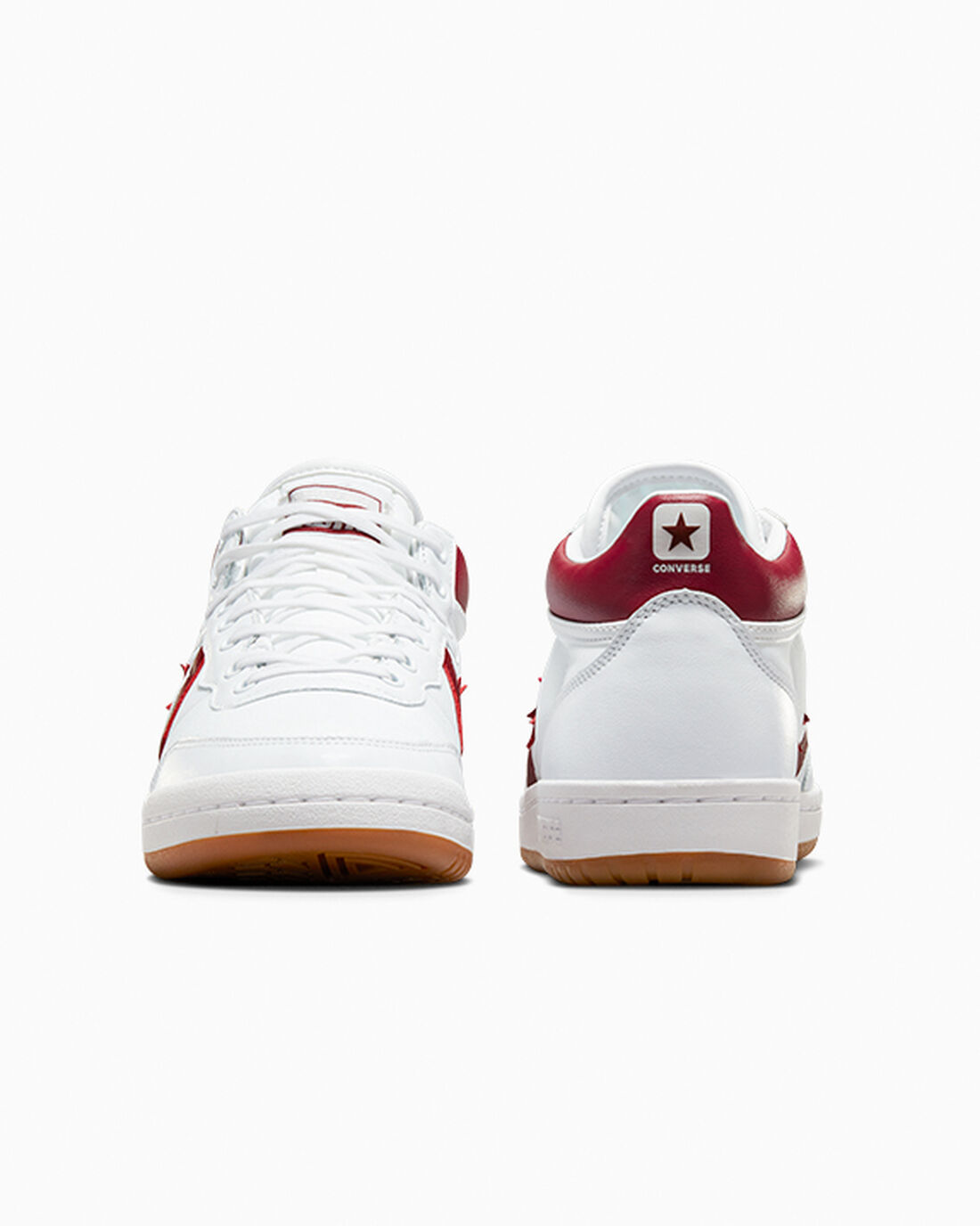 Converse CONS Fastbreak Pro Leather Čevlji Skate Ženske Bele Rdeče Bele | Slovenija-72194