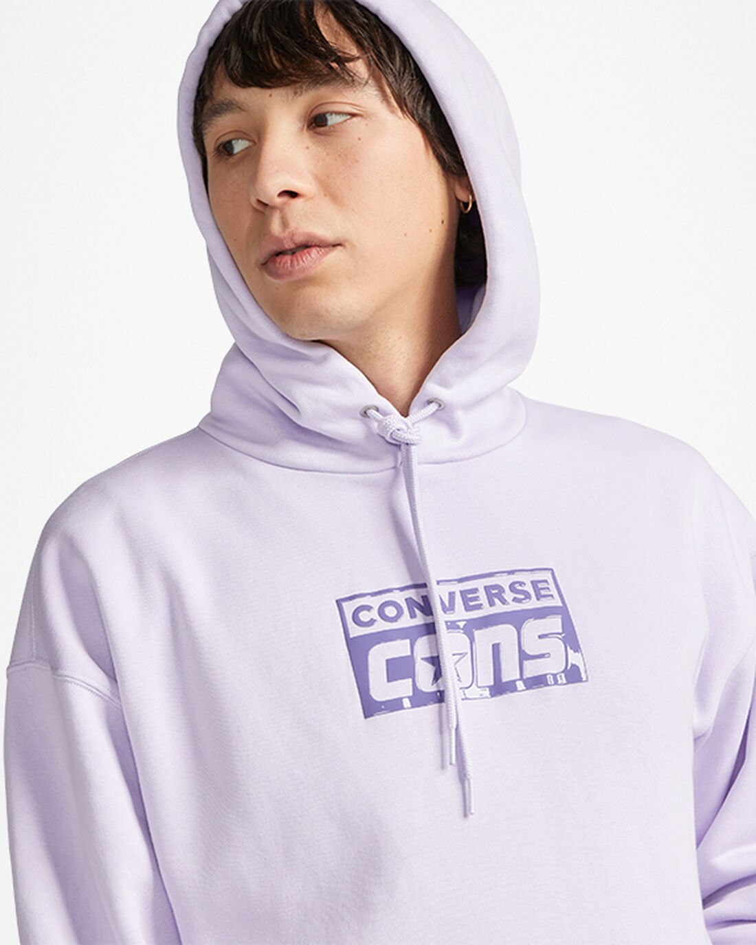 Converse CONS Fleece Pullover Puloverji s Kapuco Moški Vijolične | Slovenija-42708