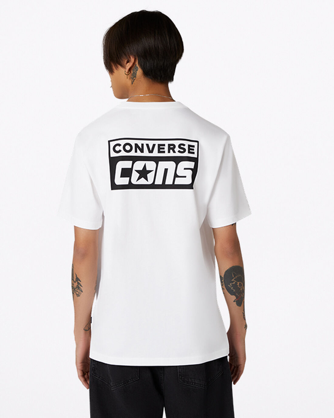 Converse CONS Graphic Majice Moški Bele | Slovenija-37146