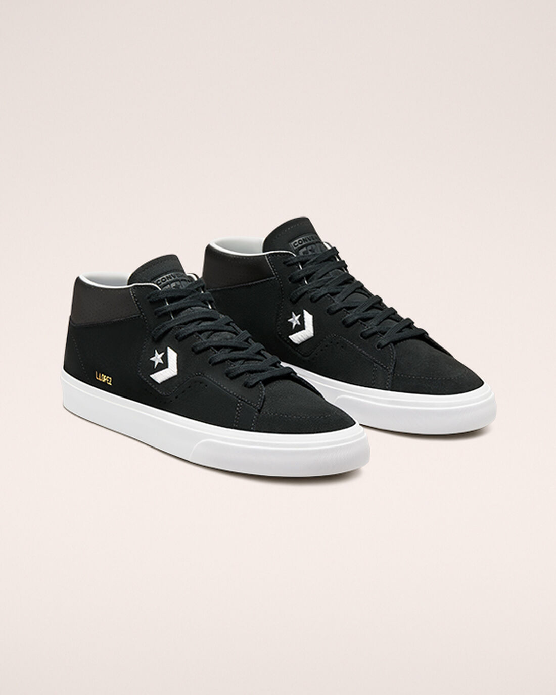 Converse CONS Louie Lopez Pro Mid Čevlji Skate Ženske Črne Bele | Slovenija-42758