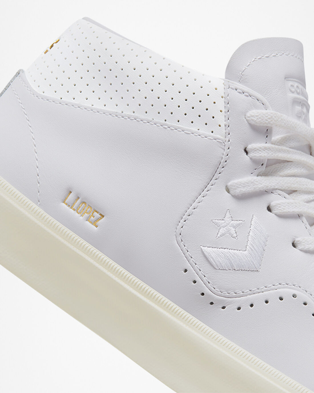 Converse CONS Louie Lopez Pro Mono Leather Čevlji Skate Moški Bele | Slovenija-86902