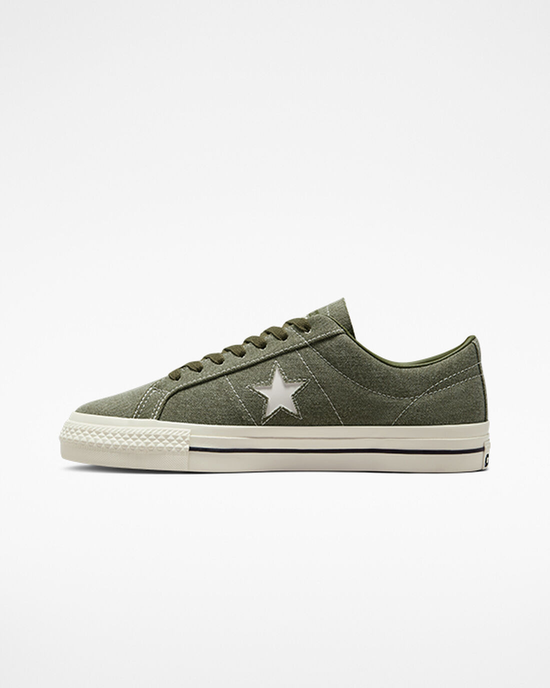 Converse CONS One Star Pro Heavyweight Canvas Čevlji Skate Ženske Olivno Zelene Črne | Slovenija-16957