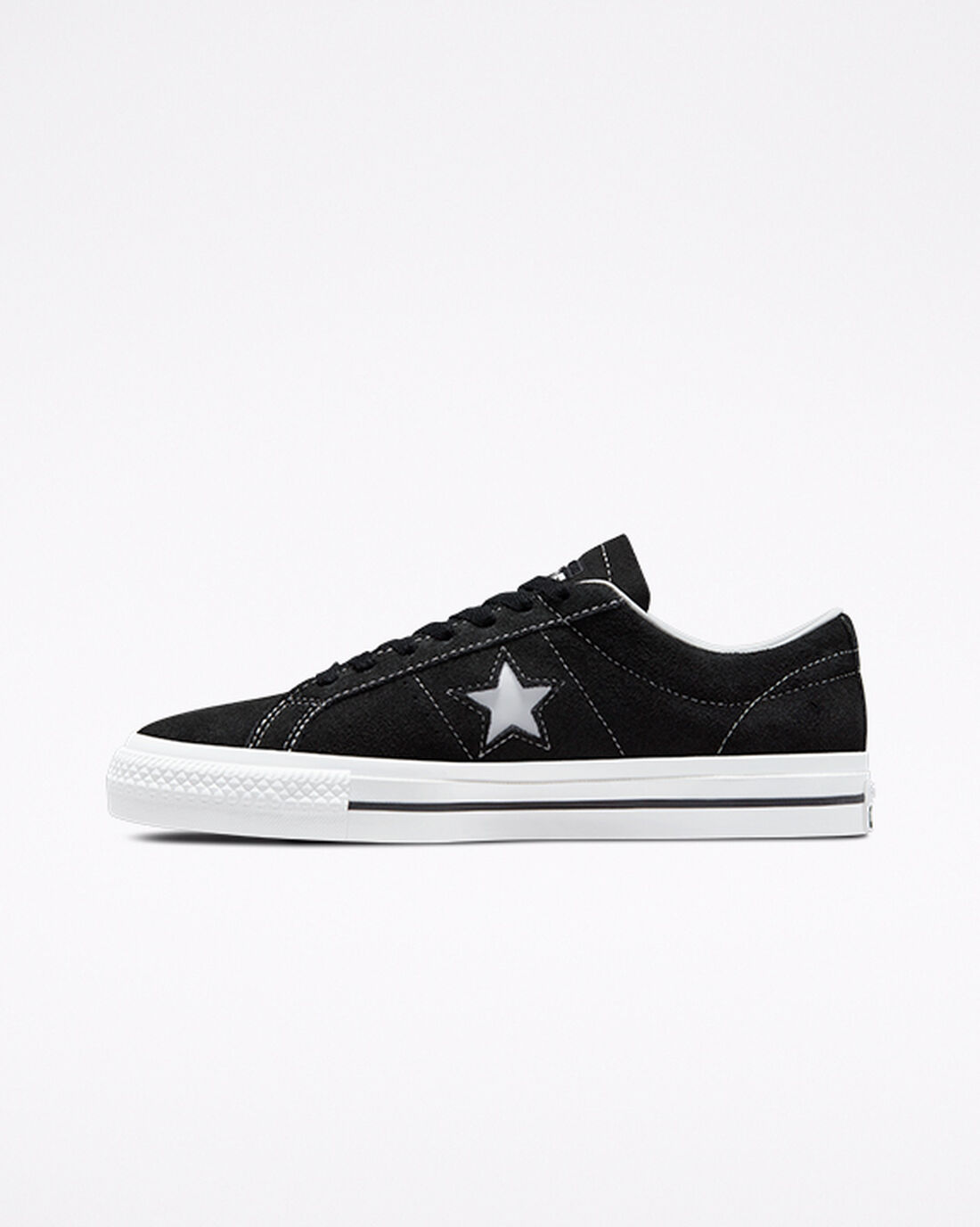 Converse CONS One Star Pro Suede Čevlji Skate Moški Črne Bele | Slovenija-21304