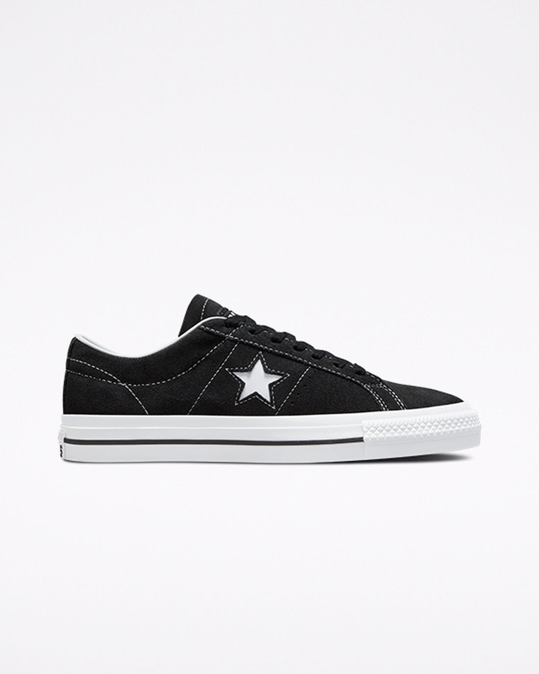 Converse CONS One Star Pro Suede Čevlji Skate Moški Črne Bele | Slovenija-21304