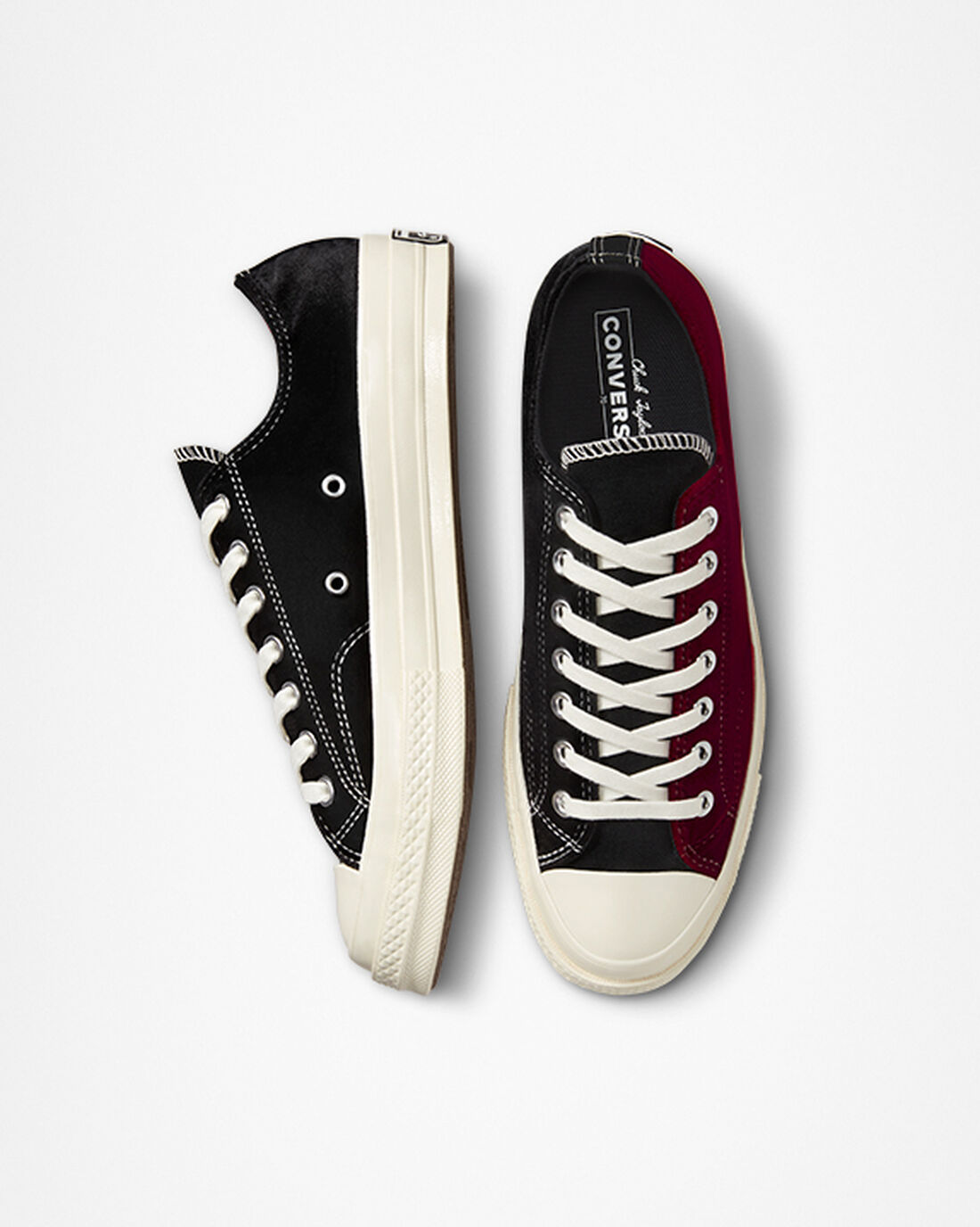 Converse Chuck 70 Beyond Retro Velvet Superge Ženske Črne Rdeče | Slovenija-87914