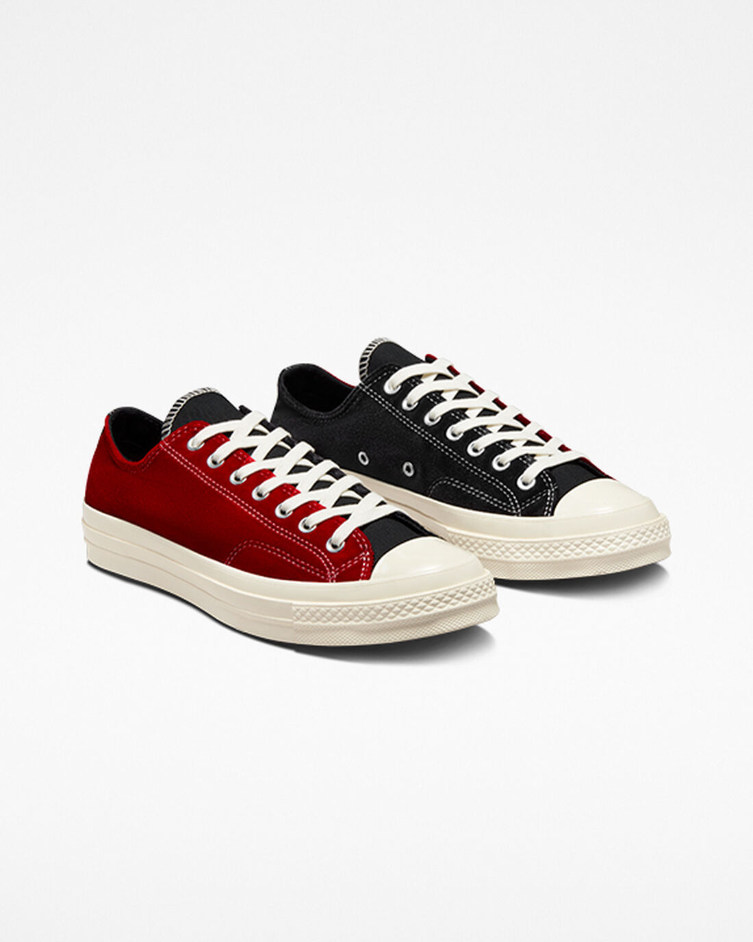 Converse Chuck 70 Beyond Retro Velvet Superge Ženske Črne Rdeče | Slovenija-87914