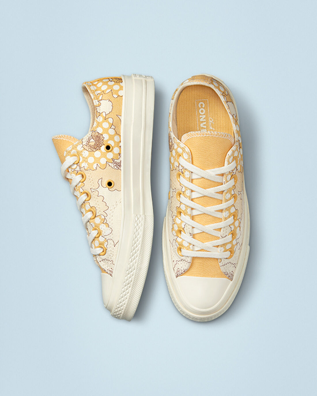 Converse Chuck 70 Crafted Florals Superge Ženske Mango Črne | Slovenija-32587