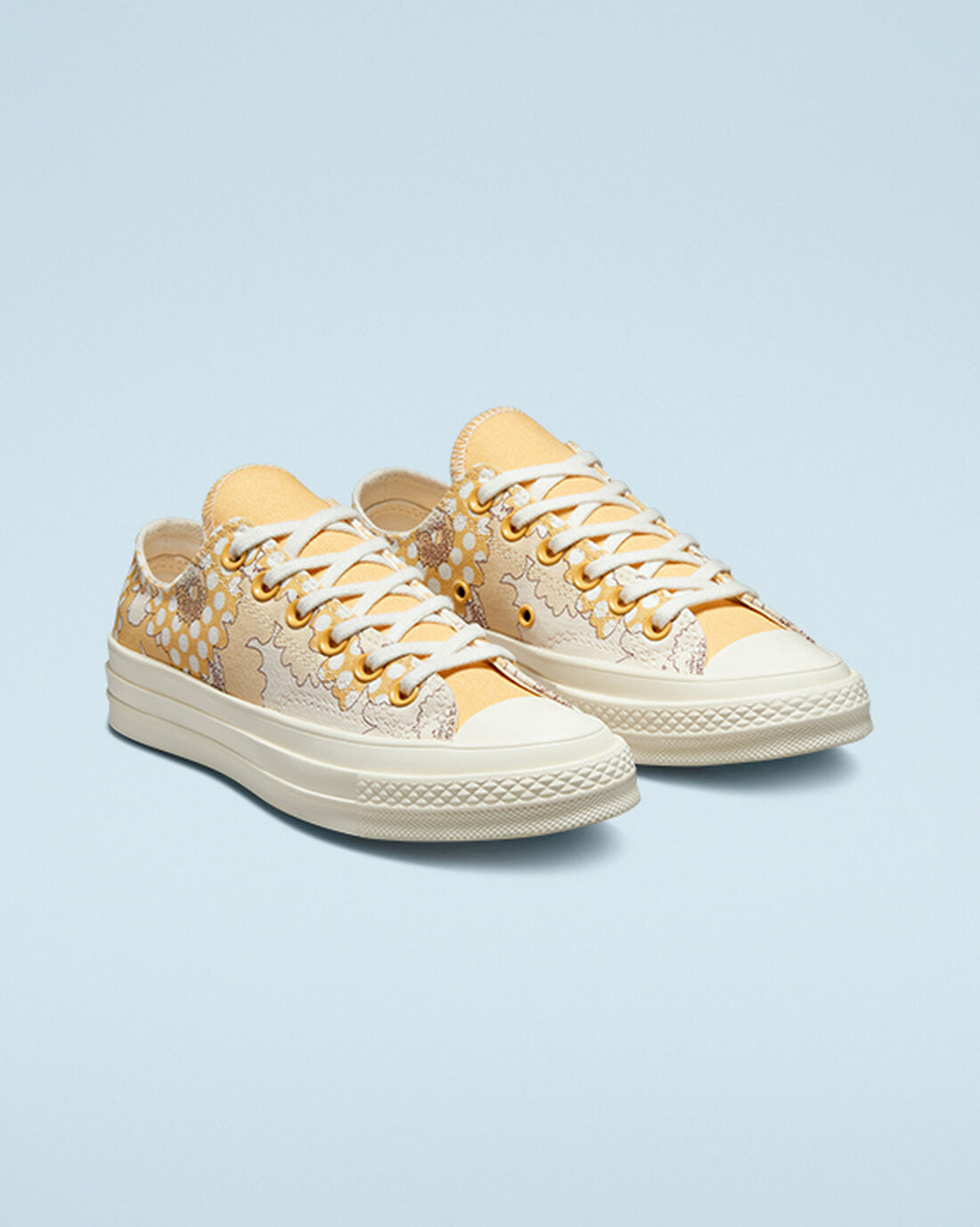 Converse Chuck 70 Crafted Florals Superge Ženske Mango Črne | Slovenija-32587