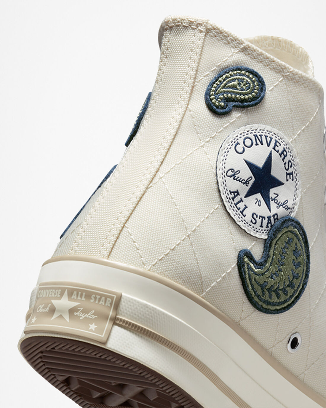 Converse Chuck 70 Crafted Patches Superge Ženske Bež Temno Modre Zelene | Slovenija-36107