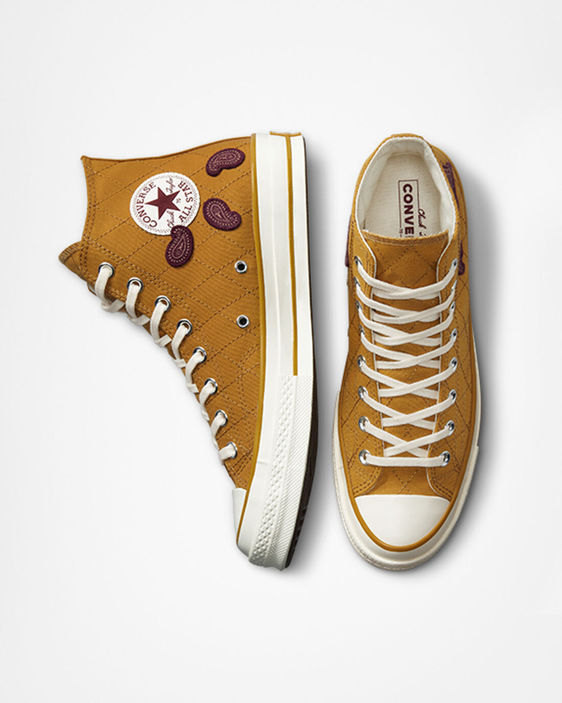 Converse Chuck 70 Crafted Patches Superge Ženske Oranžne Temno Bordo | Slovenija-95804