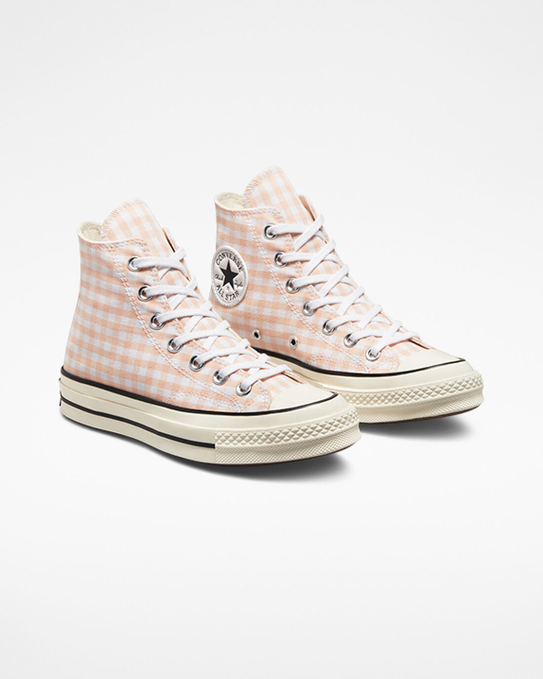 Converse Chuck 70 Gingham Superge Ženske Koralne Bele | Slovenija-19287