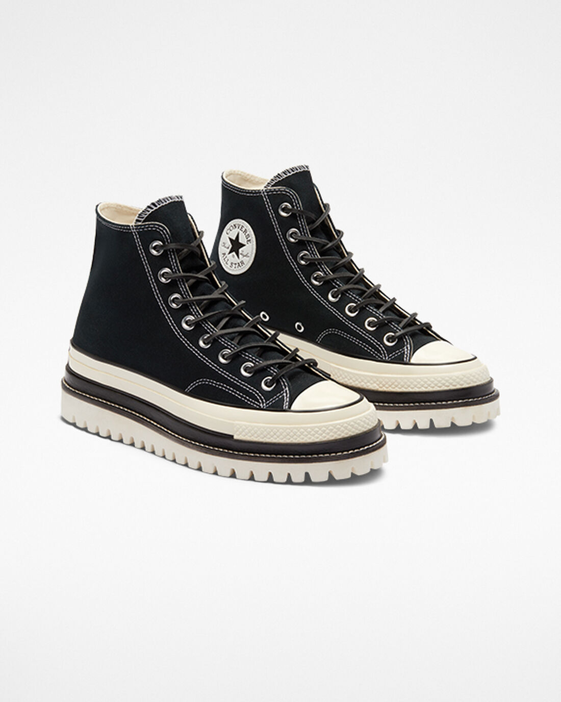 Converse Chuck 70 LTD Lugged Čevlji s Platformo Ženske Črne | Slovenija-10354