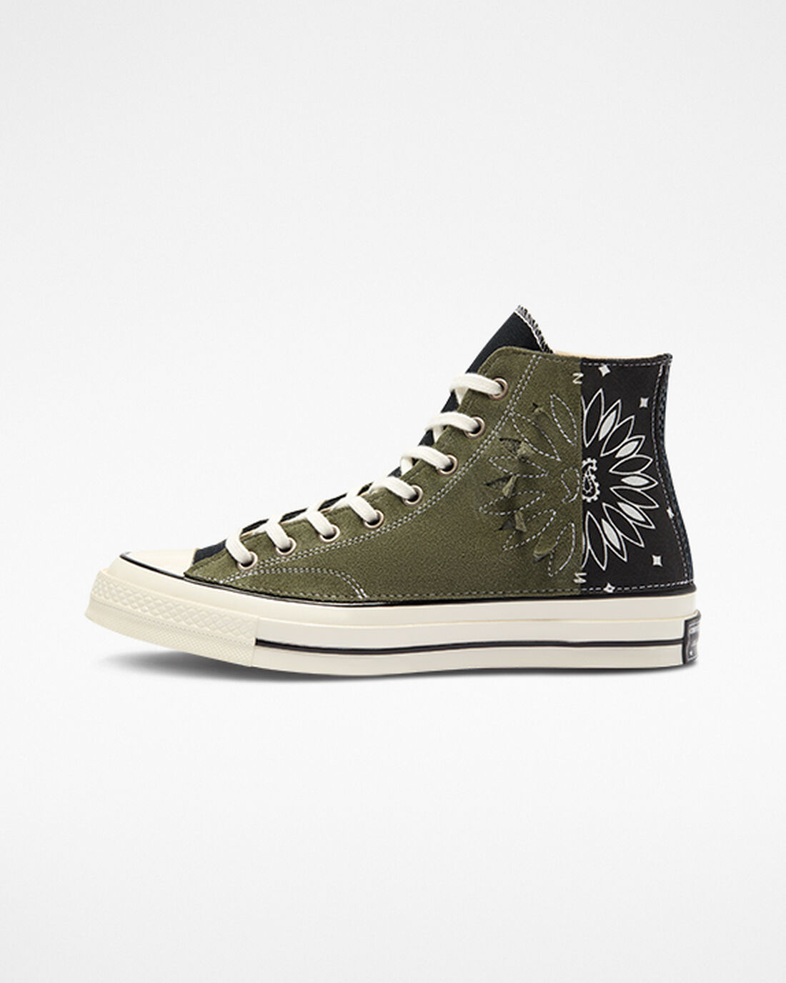 Converse Chuck 70 LTD Paisley Suede Superge Ženske Črne Zelene | Slovenija-02134