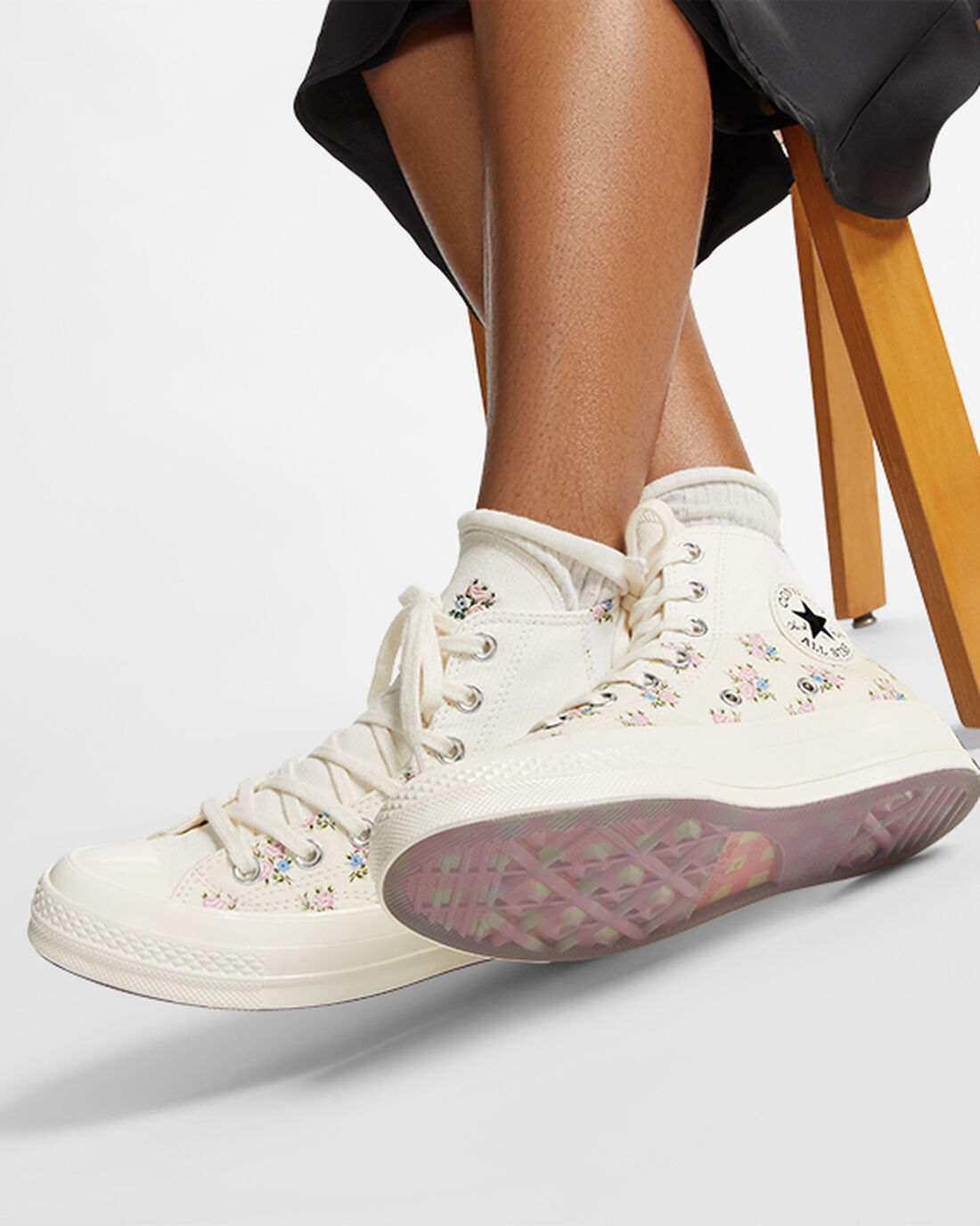 Converse Chuck 70 Patchwork Floral Superge Ženske Bež Bele | Slovenija-26130