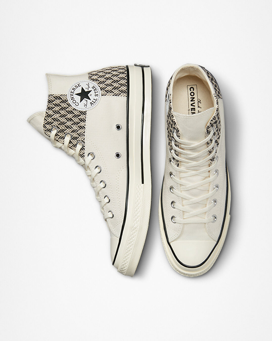 Converse Chuck 70 Patchwork Superge Moški Bež Bele Črne | Slovenija-27194