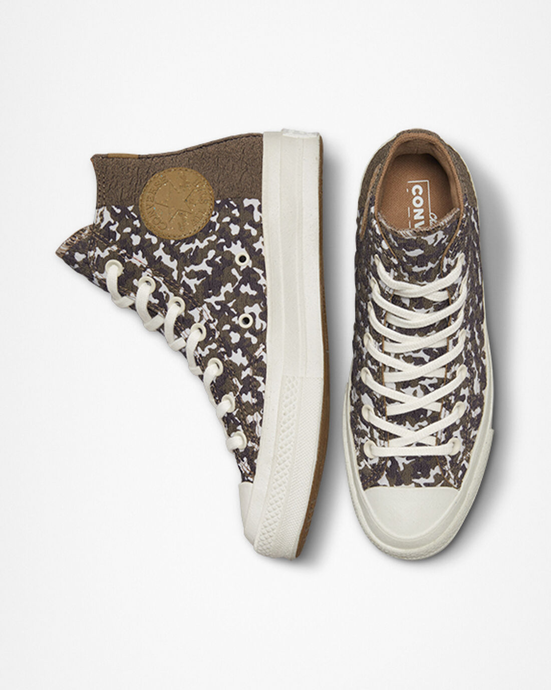 Converse Chuck 70 Split Upper Jacquard Camo Superge Ženske Rjave Temno | Slovenija-60539