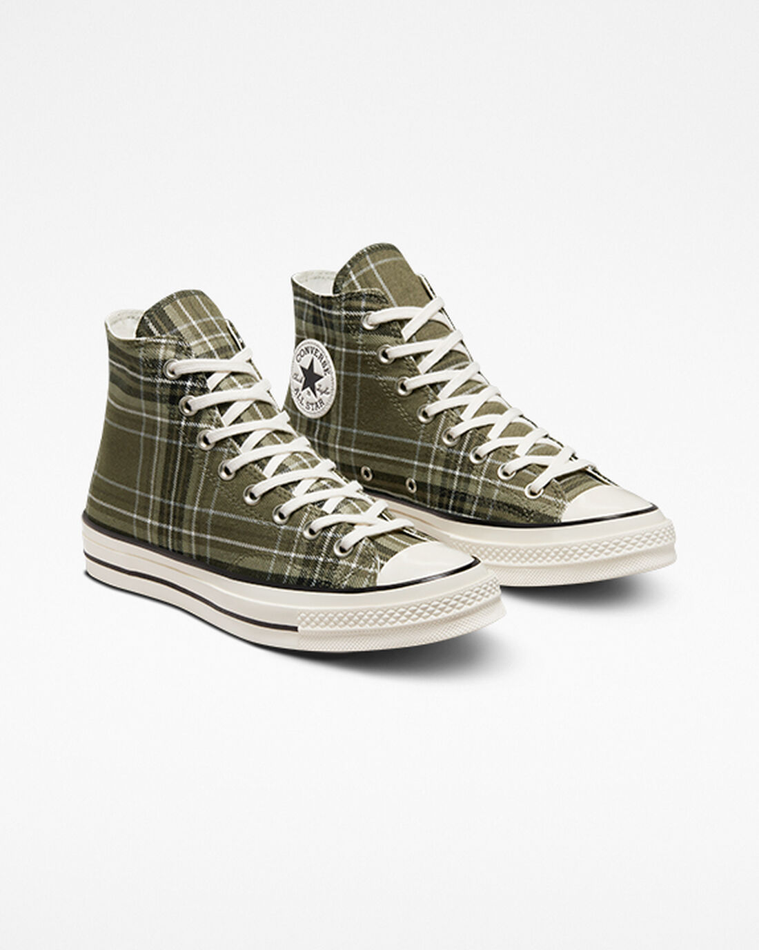 Converse Chuck 70 Tartan Superge Ženske Olivno Zelene Črne | Slovenija-38027