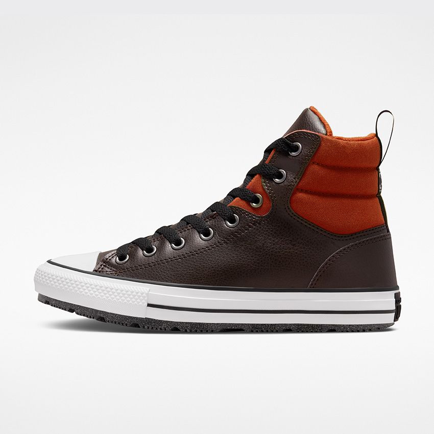 Converse Chuck Taylor All Star Berkshire Boot Water Resistant Zimski Čevlji Ženske Rjave Oranžne Črne | Slovenija-26083