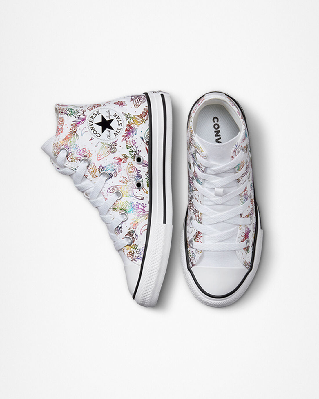 Converse Chuck Taylor All Star Butterfly Shine Superge Dekleta Bele Roza Vijolične Modre | Slovenija-74326