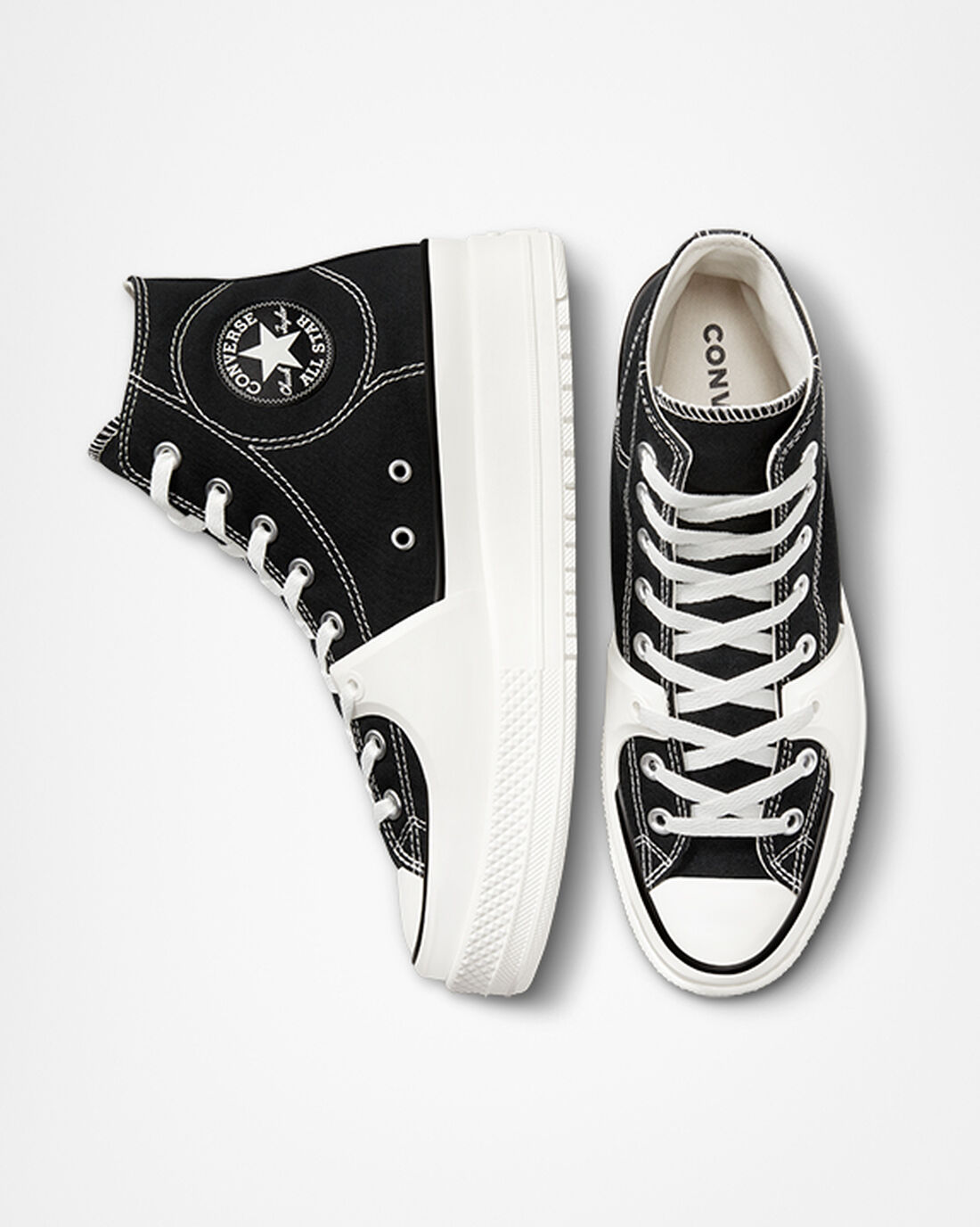 Converse Chuck Taylor All Star Construct Superge Ženske Črne Bele | Slovenija-13705