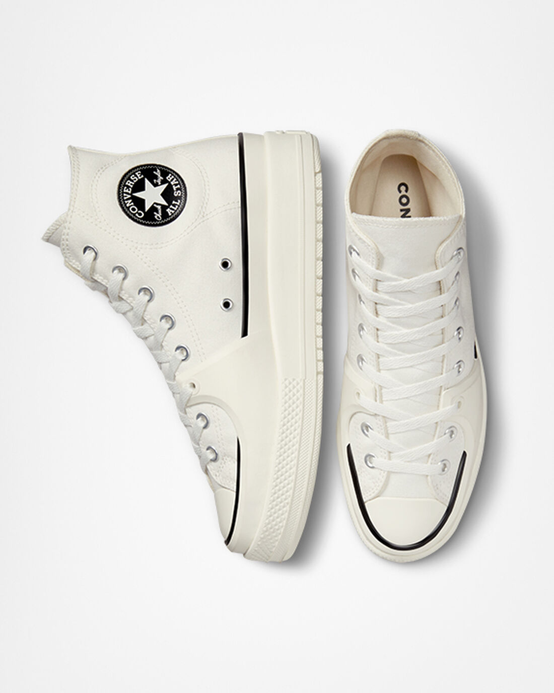 Converse Chuck Taylor All Star Construct Superge Moški Bele Črne | Slovenija-40369