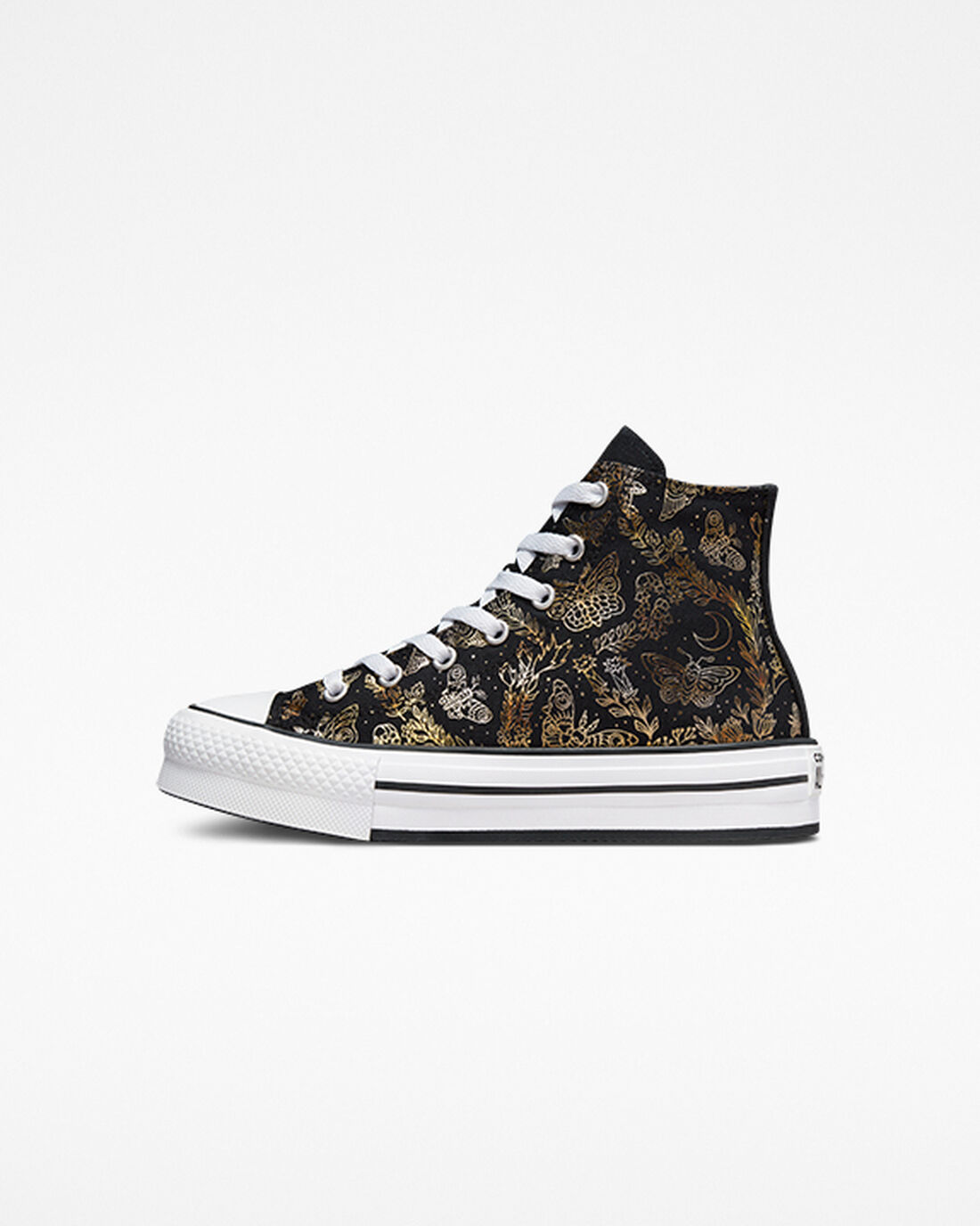 Converse Chuck Taylor All Star EVA Lift Superge Dekleta Črne Zlate Bele | Slovenija-08451