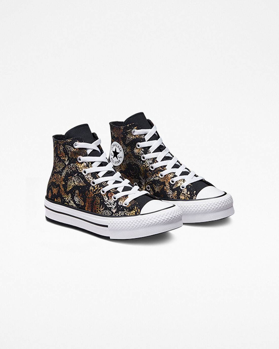 Converse Chuck Taylor All Star EVA Lift Superge Dekleta Črne Zlate Bele | Slovenija-08451