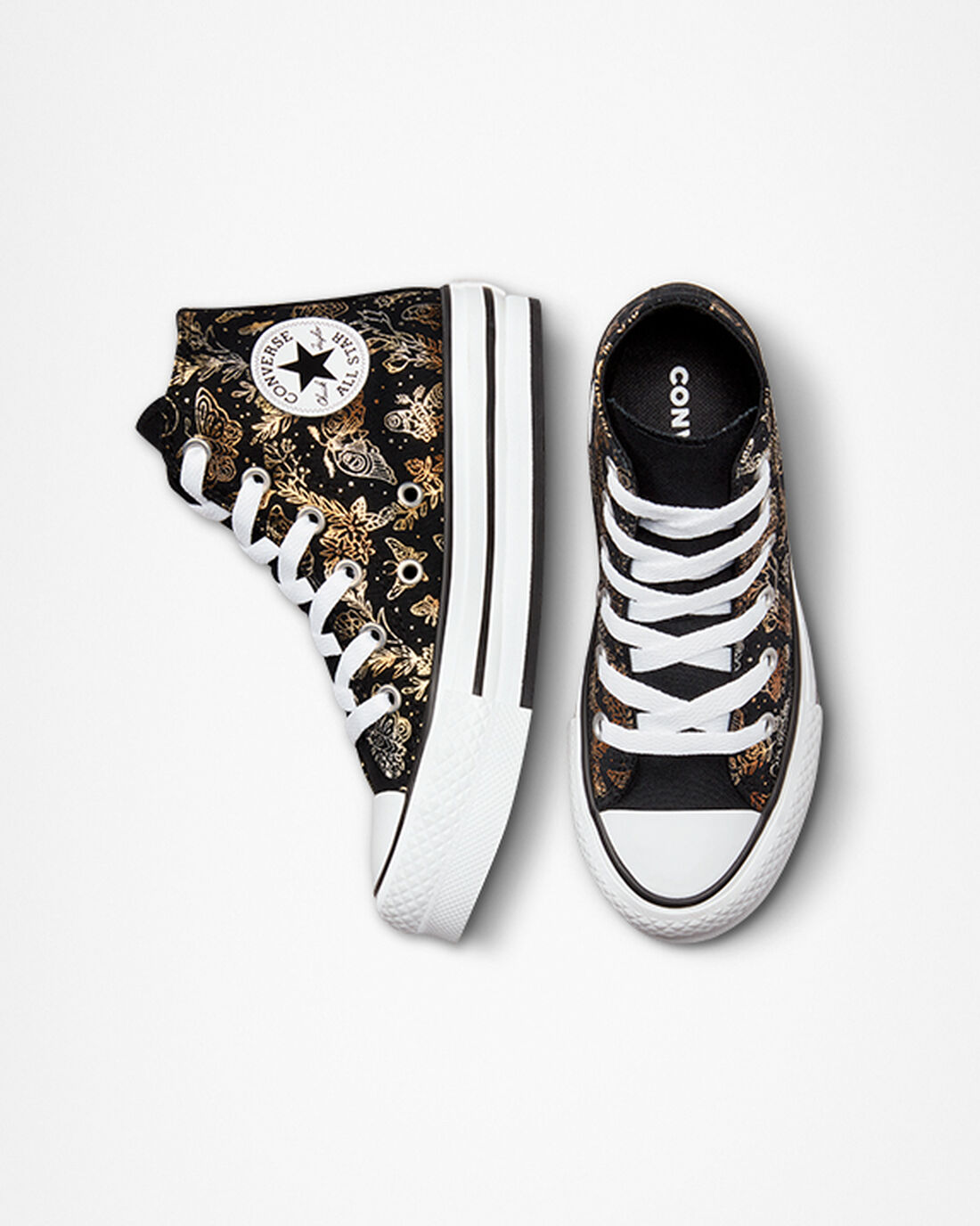 Converse Chuck Taylor All Star EVA Lift Superge Dekleta Črne Zlate Bele | Slovenija-43807