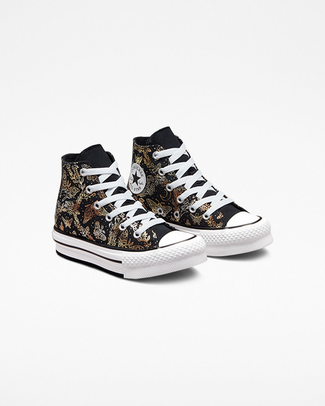 Converse Chuck Taylor All Star EVA Lift Superge Dekleta Črne Zlate Bele | Slovenija-43807