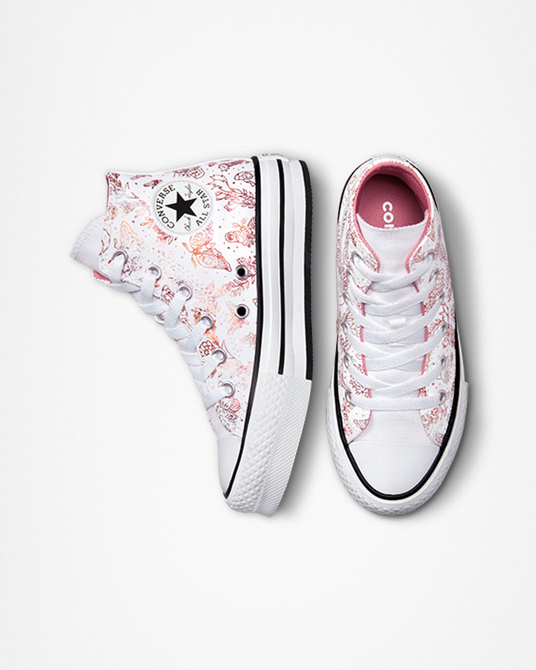 Converse Chuck Taylor All Star EVA Lift Superge Dekleta Bele Roza Črne | Slovenija-52839