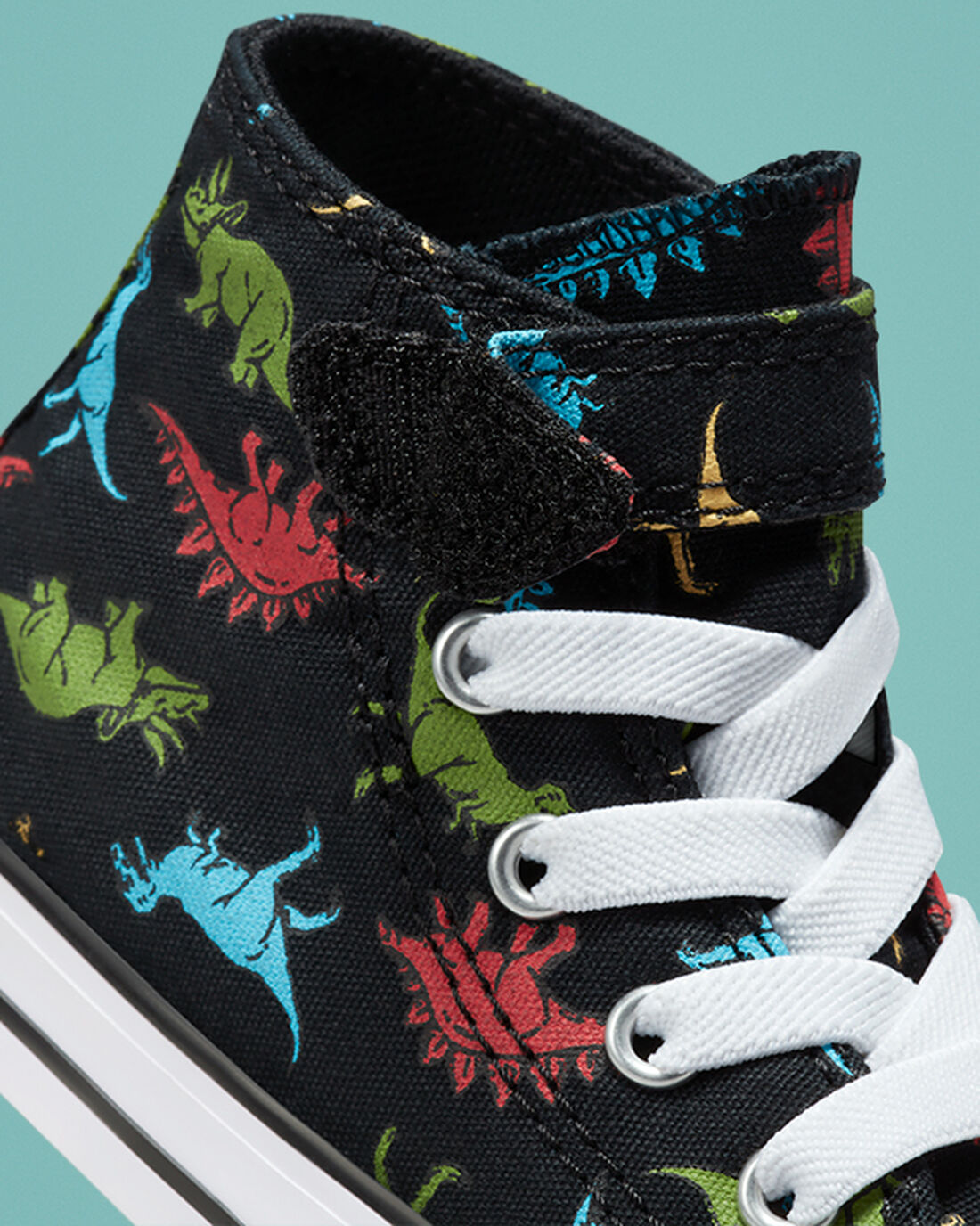 Converse Chuck Taylor All Star Easy-On Dinosaurs Superge Dekleta Črne Rdeče Modre | Slovenija-72608